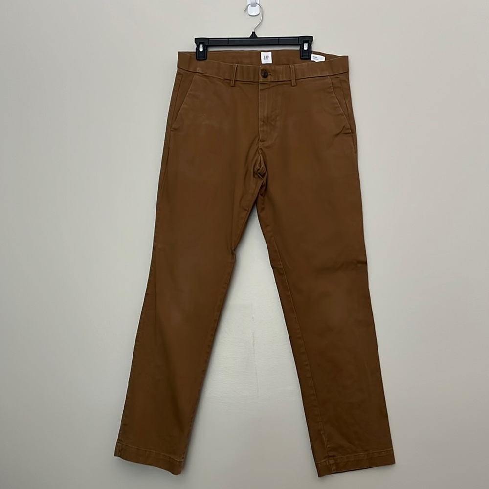 Gap chinos, 34 x 32. Brown.